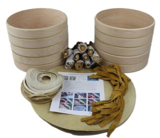 10 Pack 12" x 1-7/8" Deer Drum Kits & 10 Drumstick Kits