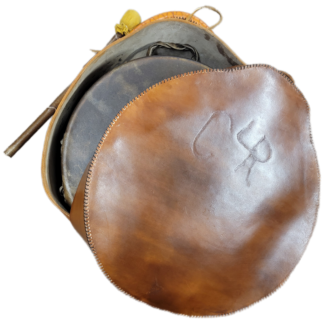 14" Inipi Drum Bag - Chestnut with CR brand