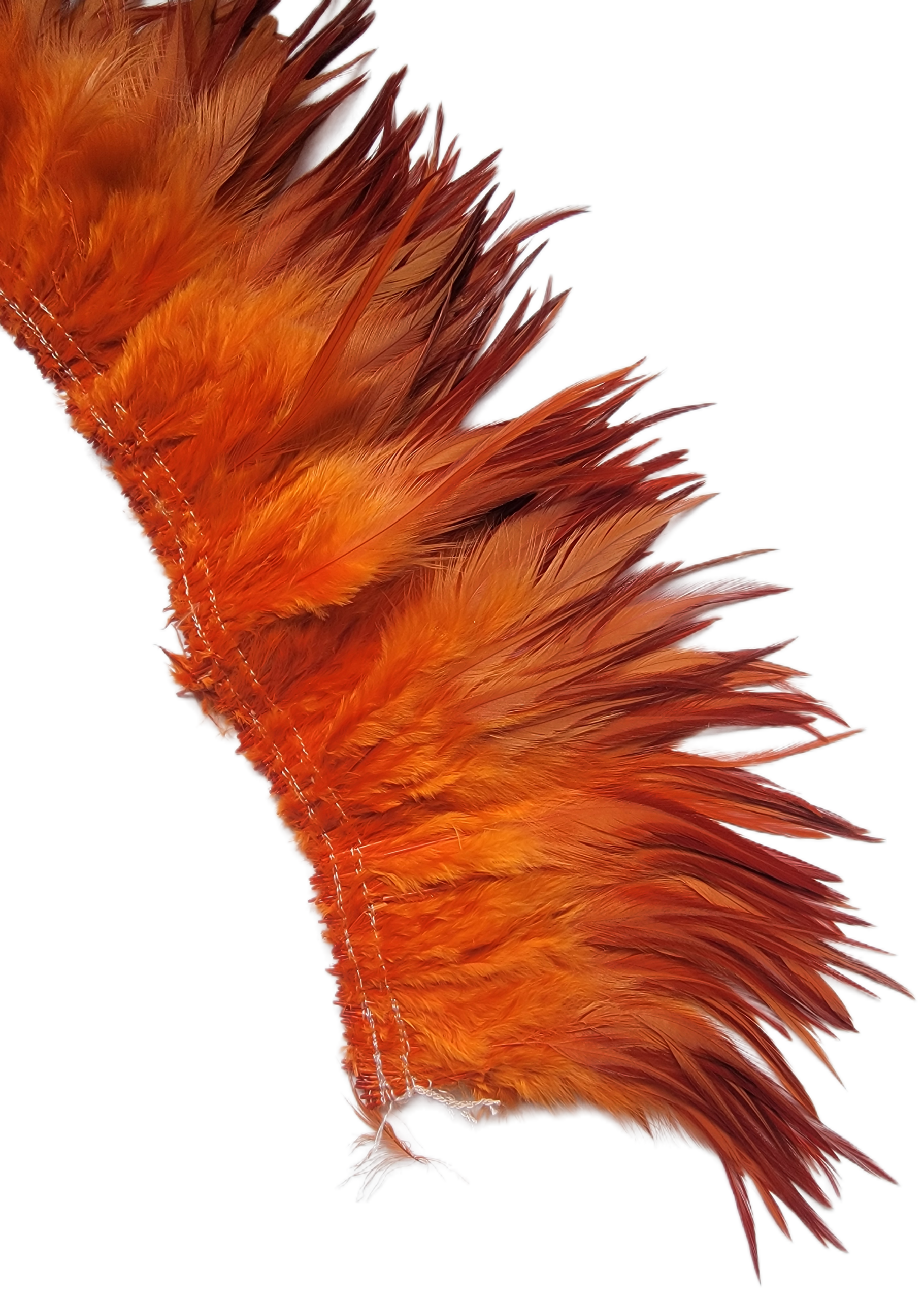 5-6" Dark Orange hackles