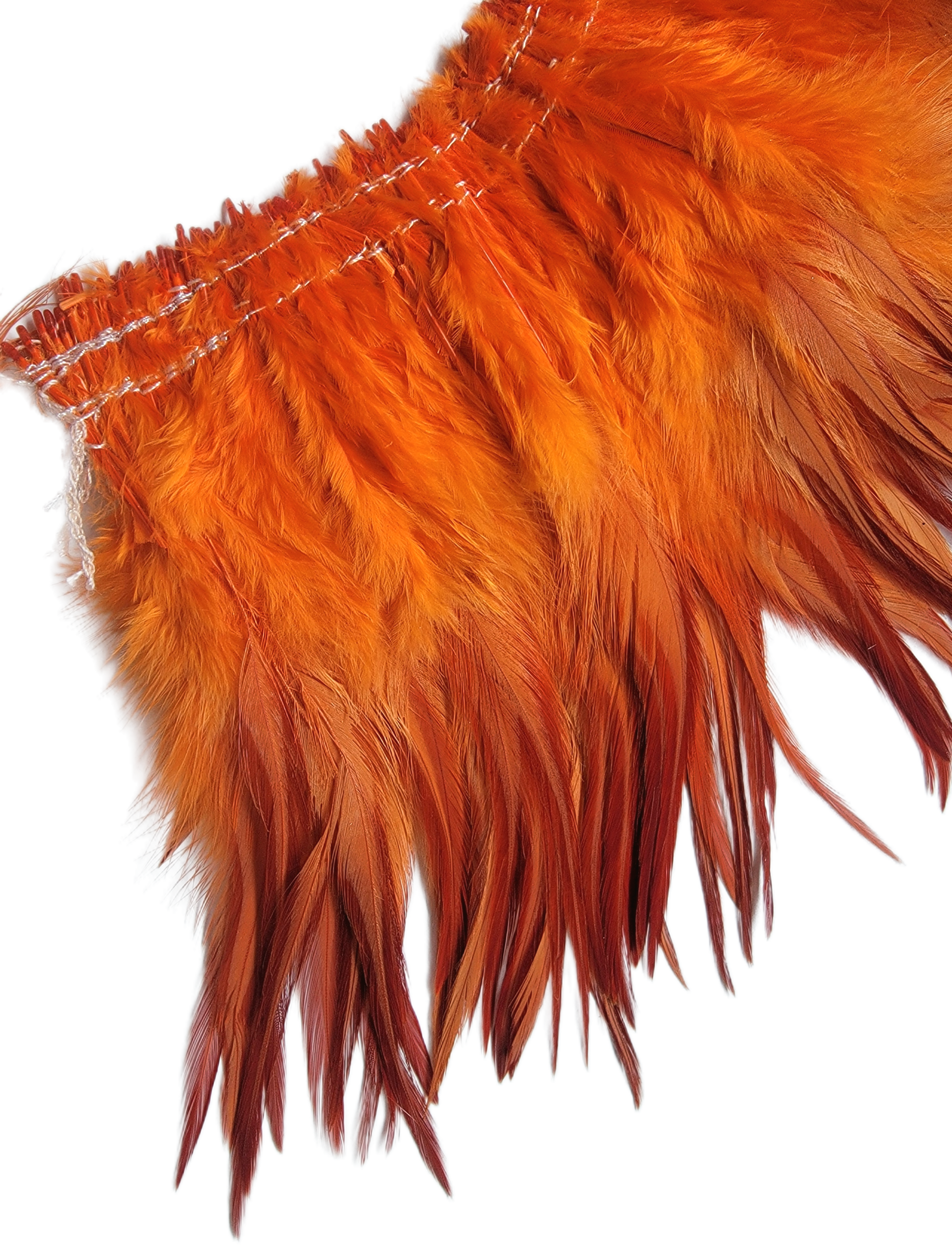 5-6" Dark Orange hackles - Image 2