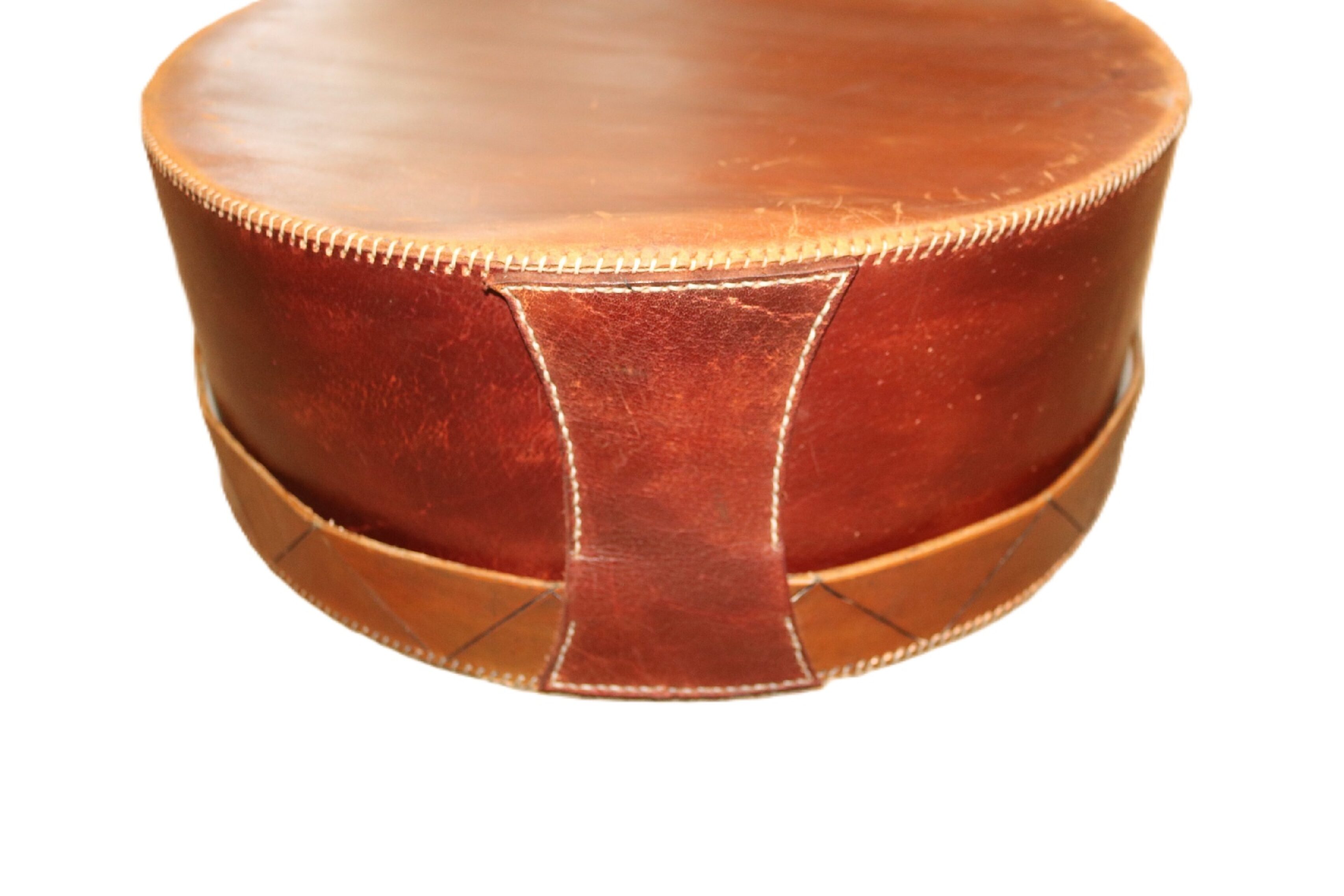 14" Inipi Drum Bag - Chestnut with 69 brand - Image 7