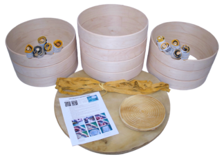 10 Pack 15" x 2-7/8" Deer Drum Kits & 10 Drumstick Kits